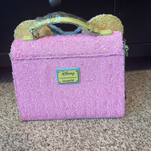 Disney Minnie Pastel Sequin crossbody Loungefly - Picture 2 of 2